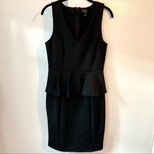 Nicole Miller Peplum Dress Sz M